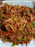 Ikan Teri sambel Kecombrang / kincong ala Anak Medan