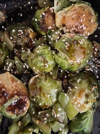 Recipe Teriyaki Sesame Brussel Sprouts which Delicious
