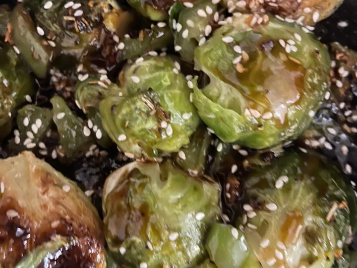 Recipe Teriyaki Sesame Brussel Sprouts which Delicious