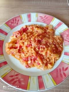 Lecsó tojással recept fotója