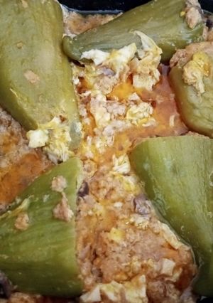 Una foto de Caiguas rellenas a mi manera