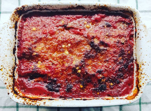 Foto di Parmigiana di coste al vapore con tre ingredienti