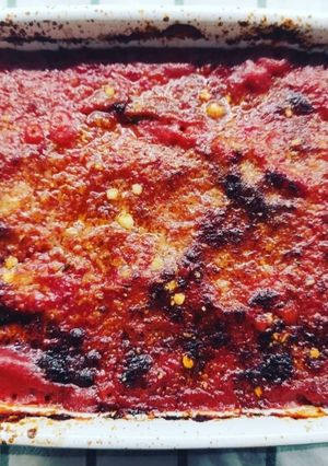 Foto di Parmigiana di coste al vapore con tre ingredienti