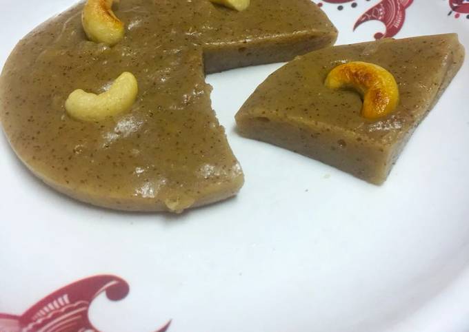 Recipe of Ultimate FingerMillet Halwa Cake