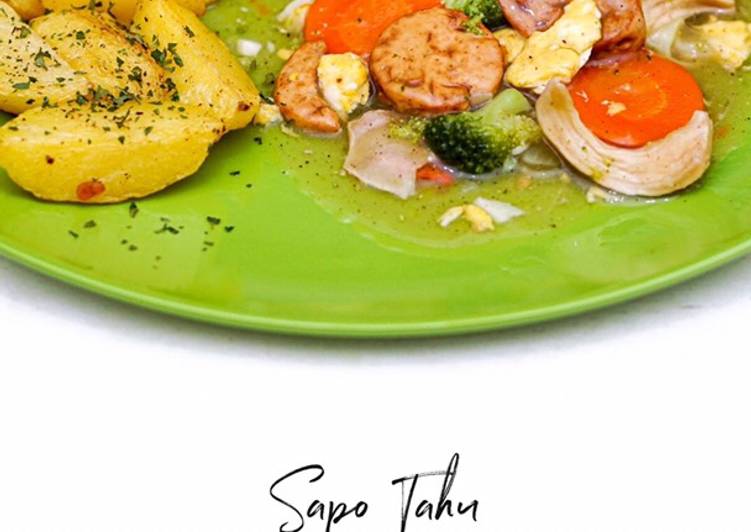 Resep Sapo Tahu Ayam, Bisa Manjain Lidah
