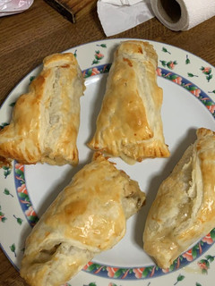 Una foto de Wraps de hojaldre con pollo y champiñones