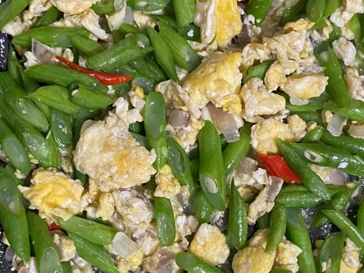 Langkah Gampang Menyiapkan Resep Tumis buncis telur yang  Bikin Ketagihan Anti Ribet, Bisa Manjain Lidah