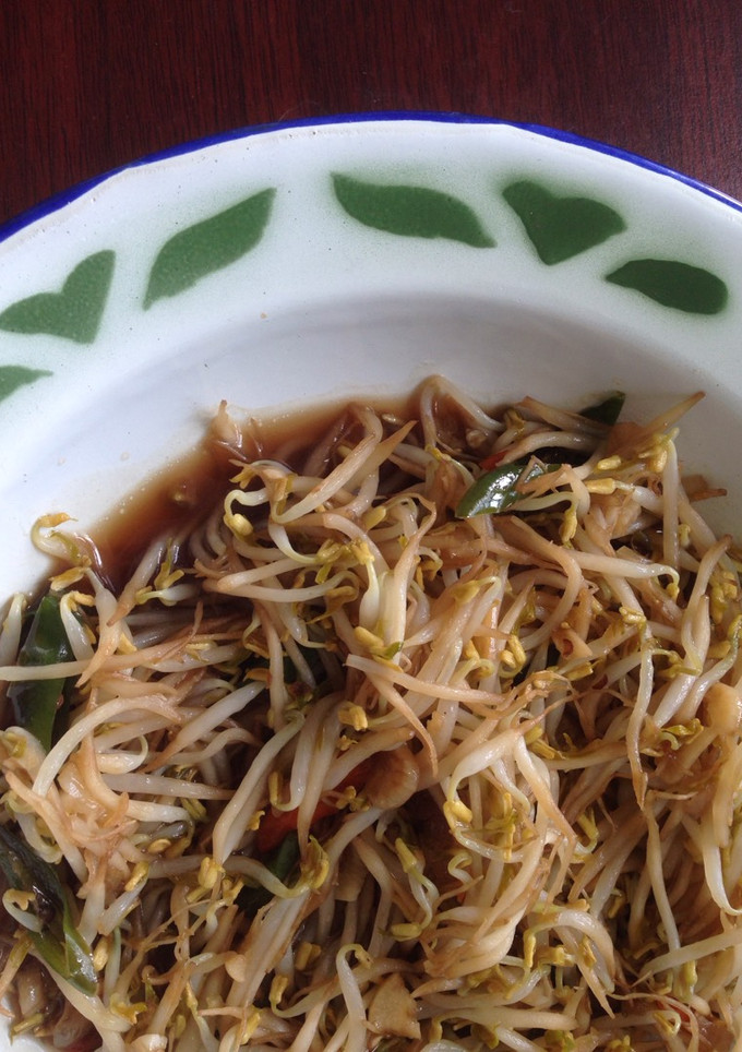 Foto resep Cah tauge pedas mudah