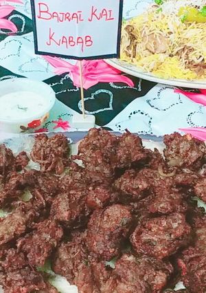 A picture of Bajrai kai kababs.