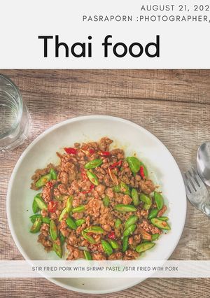 รูปของ หมูสับผัดกะปิสะตอ