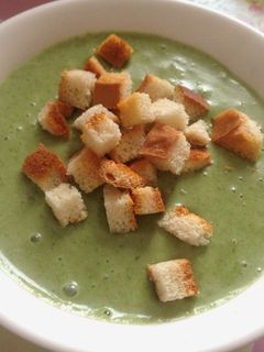 Фото Крем-суп зі шпинатом.