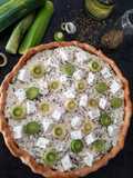 Tofu and Leek Quiche