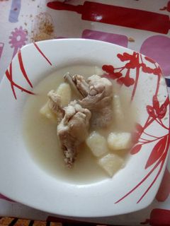 Una foto de Consomé