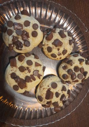 Una foto de Cookies con chips