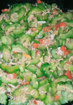 Foto resep Cah pare udang rebon🤤🤤🤤