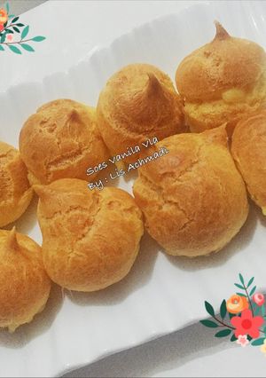 Foto resep Kue Soes Vanila Vla