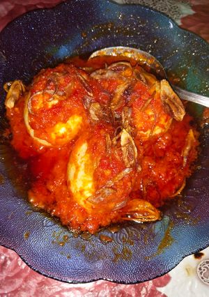 Foto resep Telur balado ala mama abang..😁