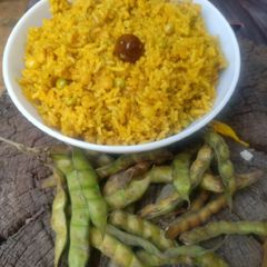 A picture of Lilva Beans Khichadi.