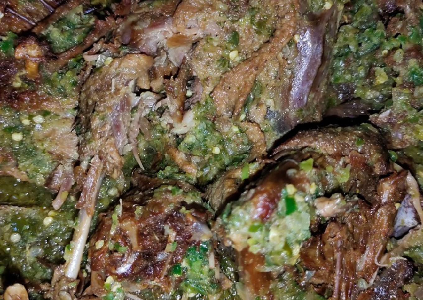 Bebek kuah ijo