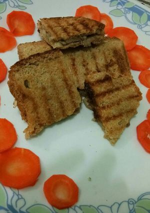 A picture of Mushroom sandwiches.