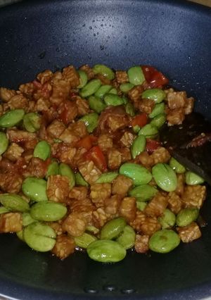Foto resep Oseng tempe petai pedass