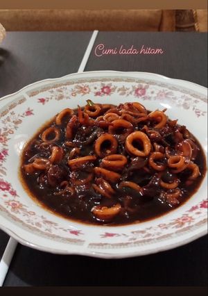 Foto resep Cumi lada hitam