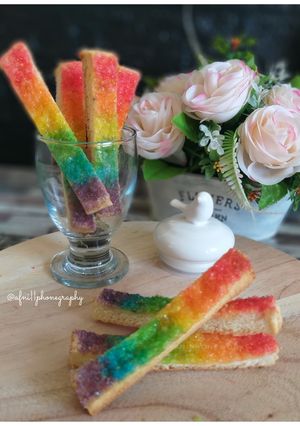 Foto resep Bagelen Rainbow🌈🌈 (roti tawar) ☆Minggu 22☆