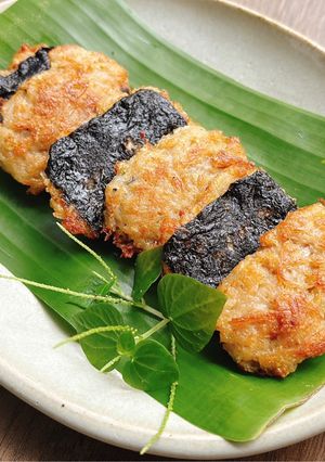 Hình của món Chả chay rong biển.