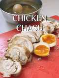 Chicken chashu dan ajitsuke tamago