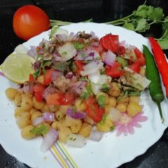 Healthy Chickpea Chaat A picture of Healthy Chickpea Chaat.
