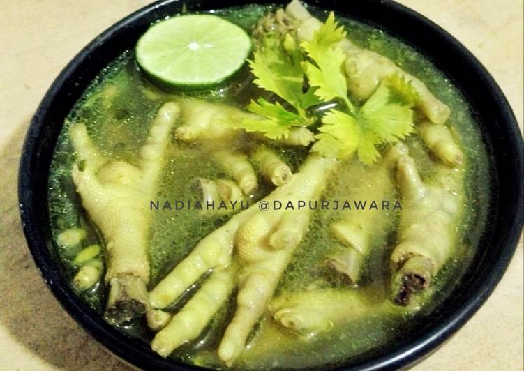 Cara Gampang Menyiapkan Soto Ceker ala Soto Lamongan, Sempurna