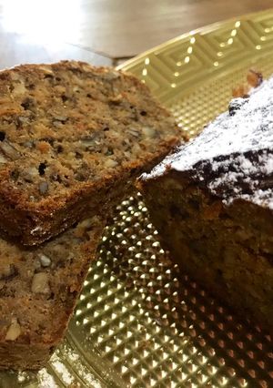 Una foto de Torta de zanahoria y nuez