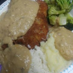A picture of Buttermilk Chicken Fried Steak.