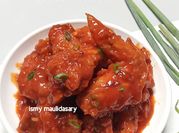 Gambar ayam slice saus cabe