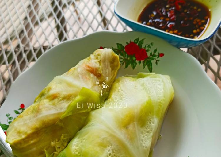 Steamed Cabbage Roll #Diet