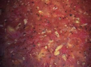 Una foto de Salsa de tomates simple para pastas