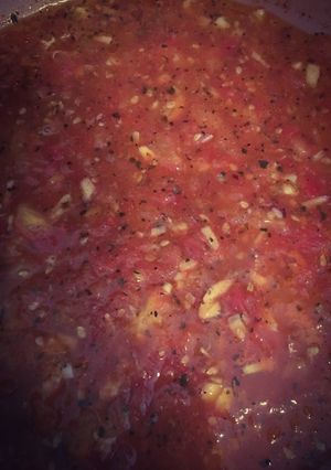 Una foto de Salsa de tomates simple para pastas