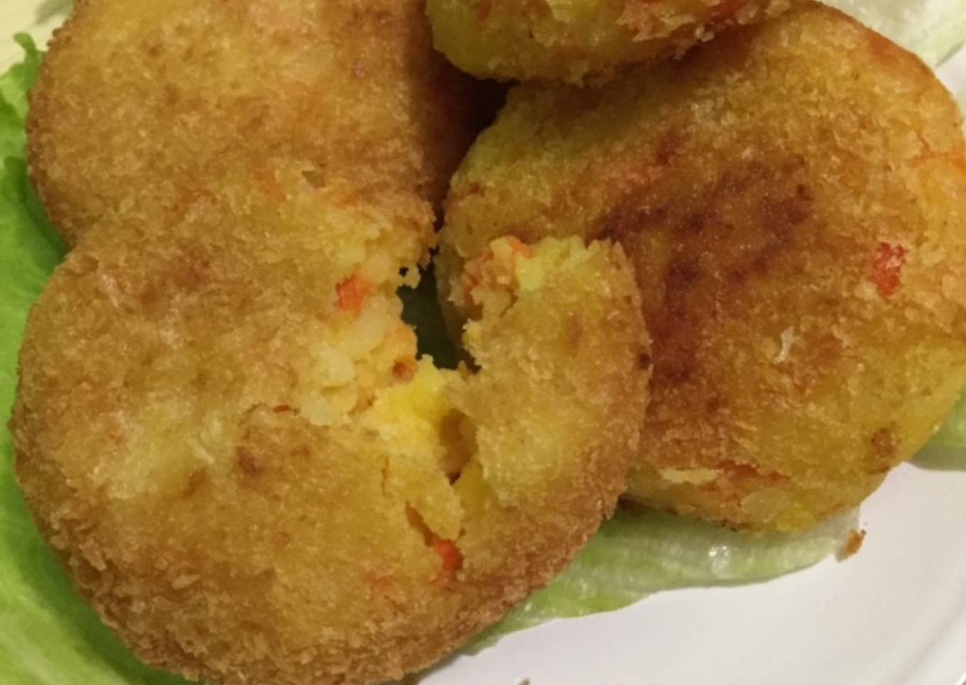 Tortitas de papa y zanahoria