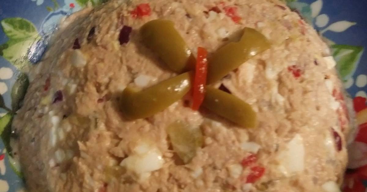 Ensalada de tuna con huevo o dip de tuna Receta de cocinaconmigosalud