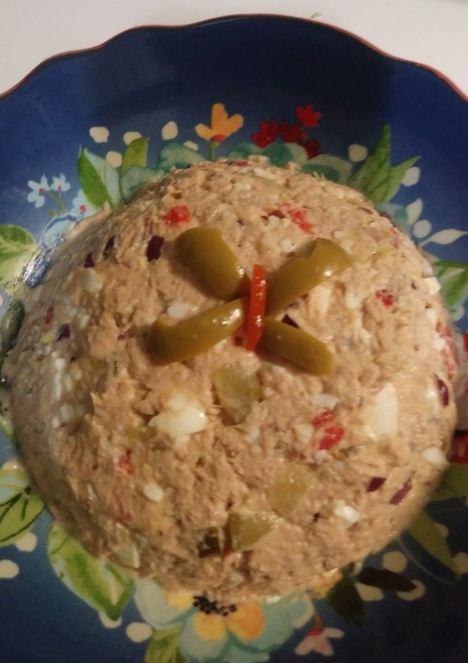 Una foto de Ensalada de tuna con huevo o dip de tuna