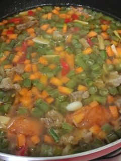 Foto resep Asem-asem Daging Buncis Wortel