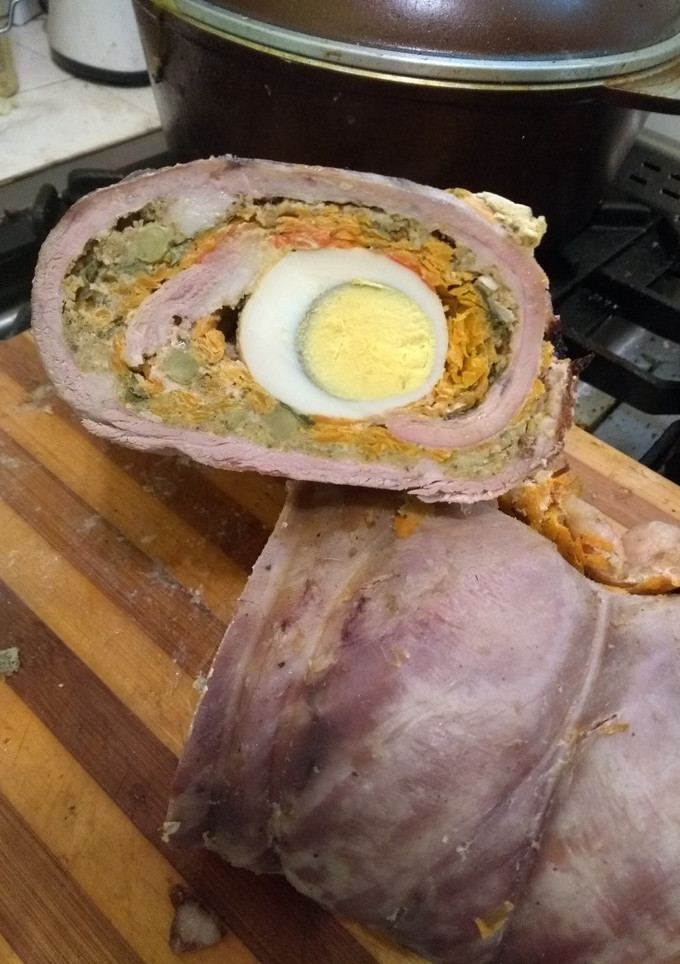 Una foto de Matambre arrollado