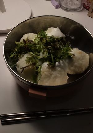 صورة لوصفة كرات الارز الشبه اليابانيه بطريقتي 🍱🌚💔