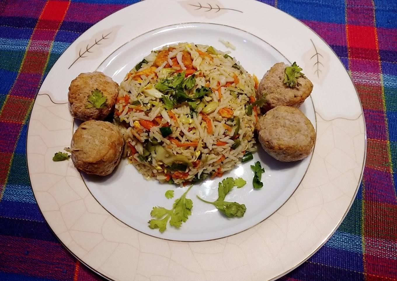 Kofte fried rice. 