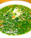 翡翠銀魚羹泡飯（創意料理）