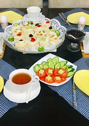 عکسی از دستور سفره افطاری