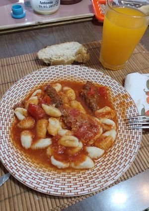 Una foto de Ñoquis caseros! Inspirados en mi tía abuela que ya no está acá