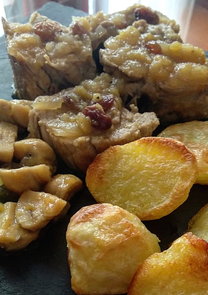 Una foto de Solomillo de cerdo a la manzana