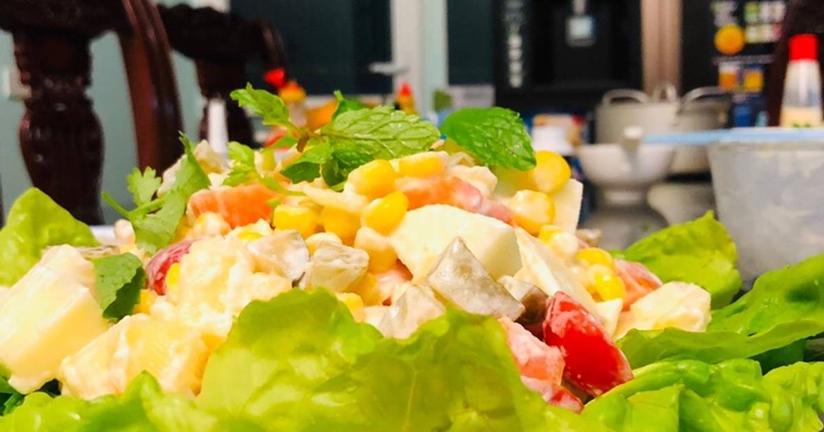 Có những nguyên liệu nào cần chuẩn bị khi làm salad Nga giảm cân?
