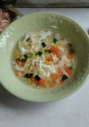 Foto resep Sup Wortel Jagung Telur
